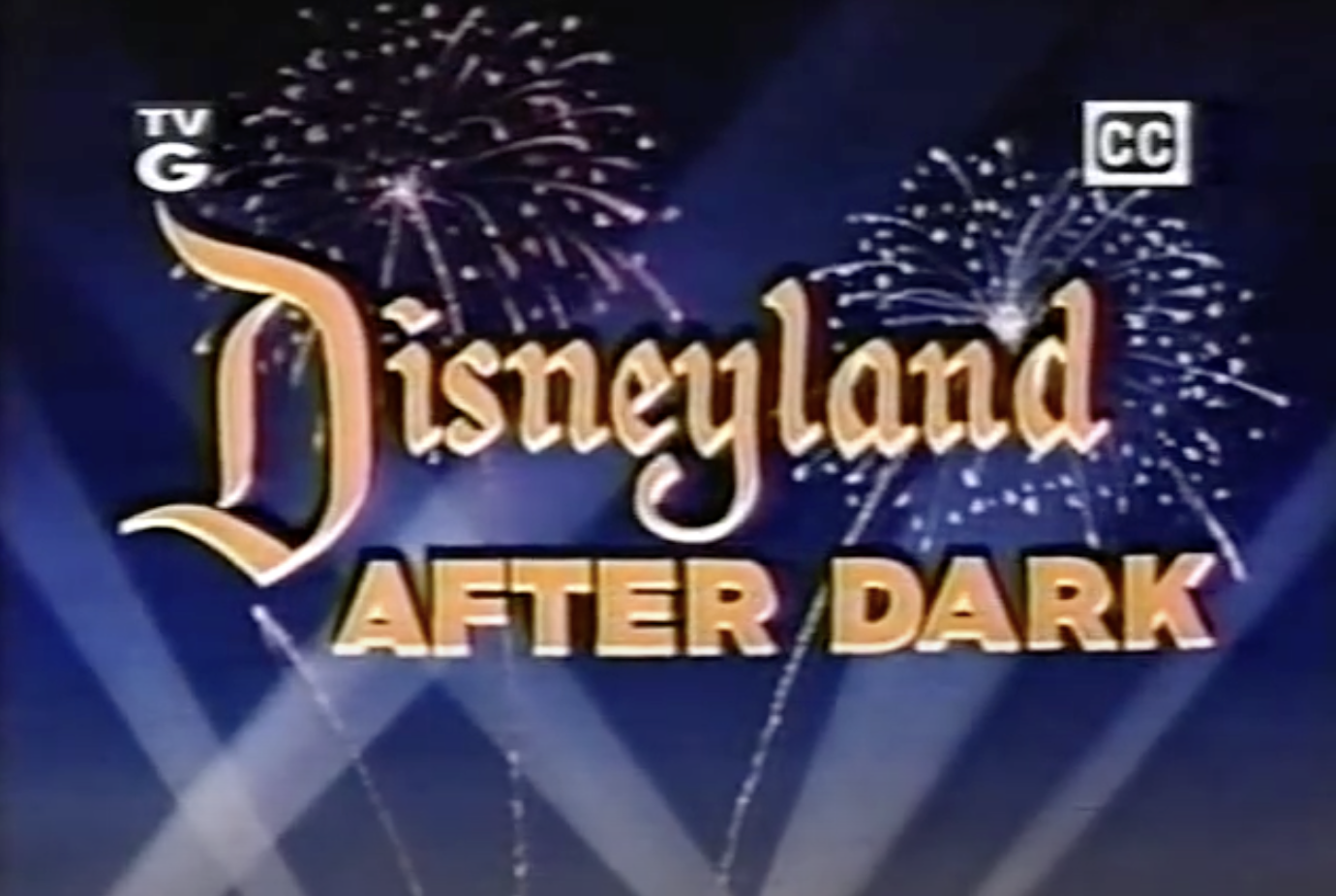 The Wonderful World of Disney: "Disneyland After Dark" title screen